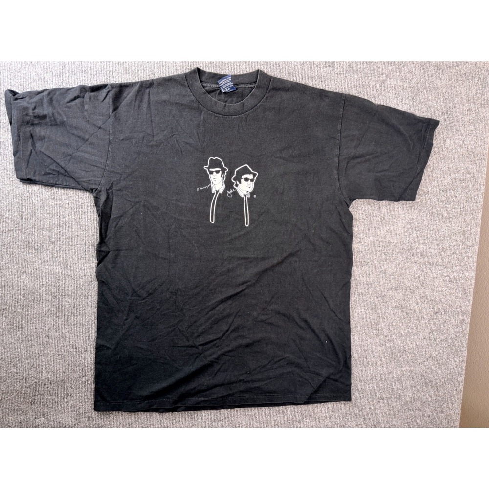 Vintage House of Blues Sunset Strip Shirt Mens XL Black Blues Brothers USA Made
